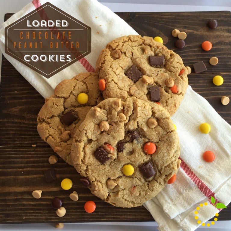 Loaded Chocolate Peanut Butter Cookies · Sweet Lemon Made