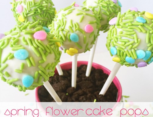 Spring Flower Cake Pop sweetlemonmade.com