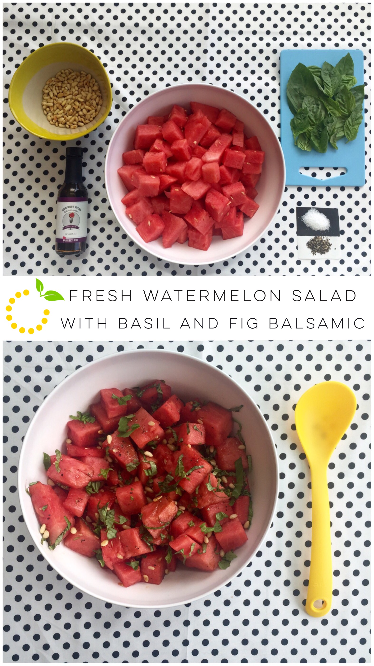 Watermelon and Basil Salad