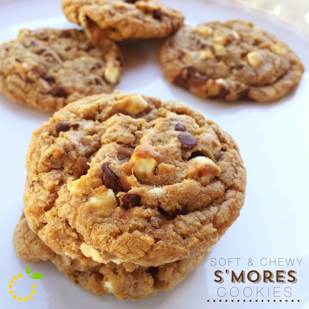 S'mores Cookies sweetlemonmade.com