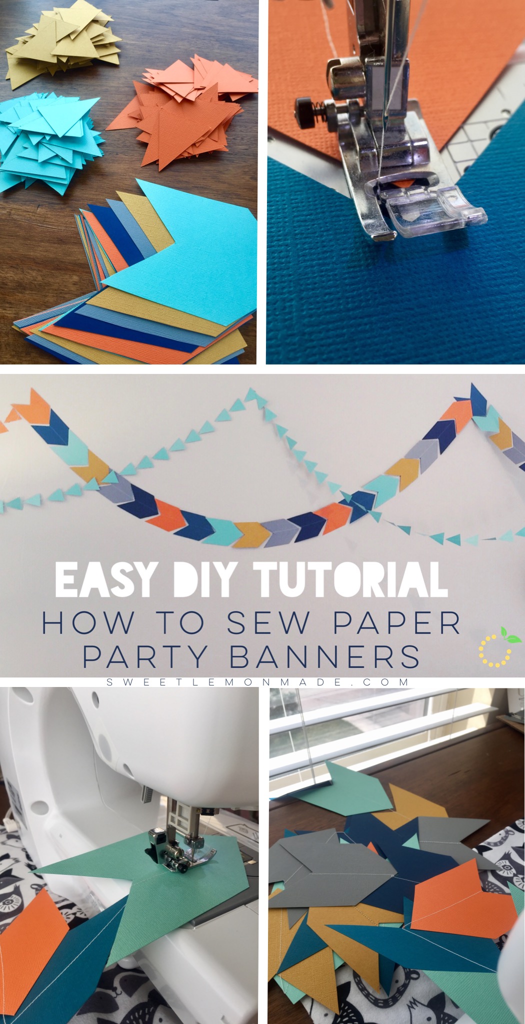 Easy DIY Birthday Banner (No Cutting Machine!) - How Sweet This Is