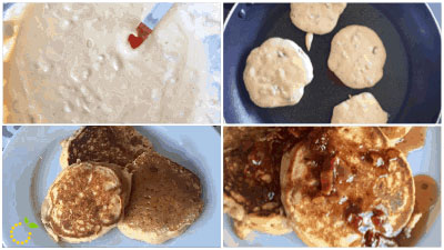 peanut butter pancakes sweetlemonmade.com